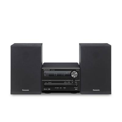 Panasonic SC-PM254EG-K Stereoanlage Bluetooth®, CD, DAB+, UKW, USB, 2 x 10 W Schwarz