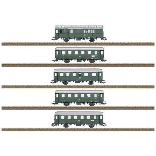 Thumbnail - TRIX H0 23225 H0 5er-Set Reisezugwagen der DB, MHI