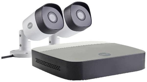 YALE  SV-4C-2ABF X-2 V2 Analog Überwachungskamera-Set 4-Kanal mit 2 Kameras 1920 x 1080 Pixel  1 TB