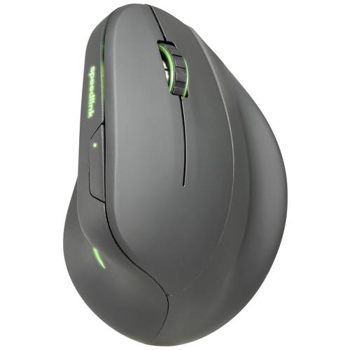 SpeedLink PIAVO PRO Illuminated Maus Funk Optisch Schwarz 5 Tasten 1200 dpi, 2400 dpi, 3200 dpi Ergonomisch, Beleuchtet