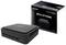 Ein kompakter schwarzer Mini-PC von GIGABYTE, Modell 'BRIX Extreme'. Im Hintergrund ist die Verpackung mit dem gleichen Design zu sehen.