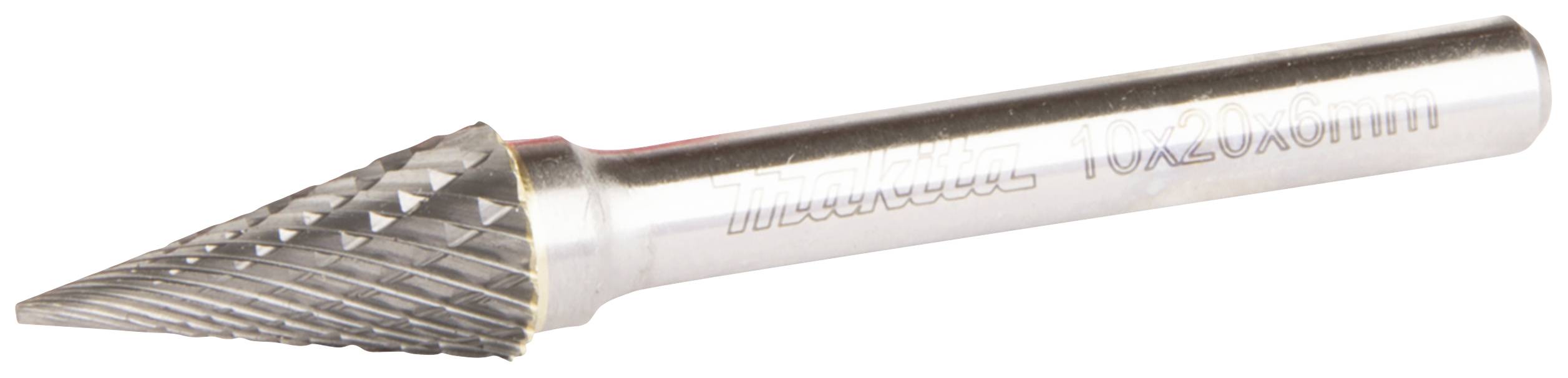 Makita B-52847 Frässtift Hartmetall Spitzkegel Produktabmessung, Ø 10 mm Arbeits-Länge 20 mm Schaftdurchmesser 6 mm 1 St...