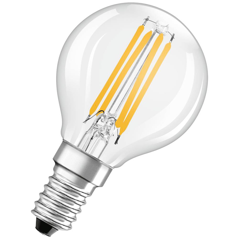 OSRAM 4099854066290 LED-lamp Energielabel B (A G) E14 Globe (mini) 2.5 W = 40 W Warmwit (Ø x h) 45 m
