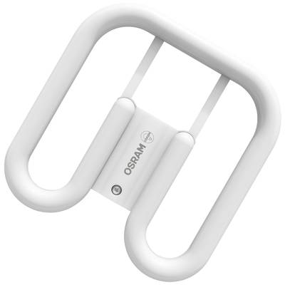 'Osram'-Energiesparlampe in rechteckiger Form mit weißen Röhren. Ideal für umweltfreundliche Beleuchtung.