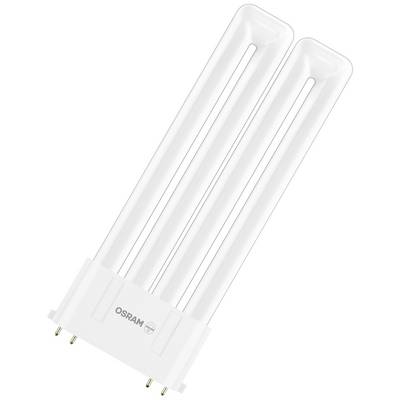 Kompaktleuchtstofflampe mit 4 Pins, U-förmig, Marke OSRAM. Geeignet für energieeffiziente Beleuchtung.