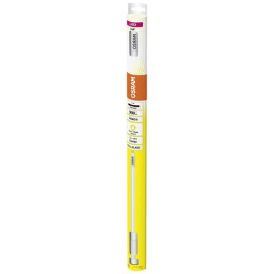 Verpackung eines OSRAM LED-Leuchtmittels 'LED STAR', E27-Sockel, 70 W, 806 lm, warmweiß, Lebensdauer 15.000 Stunden.