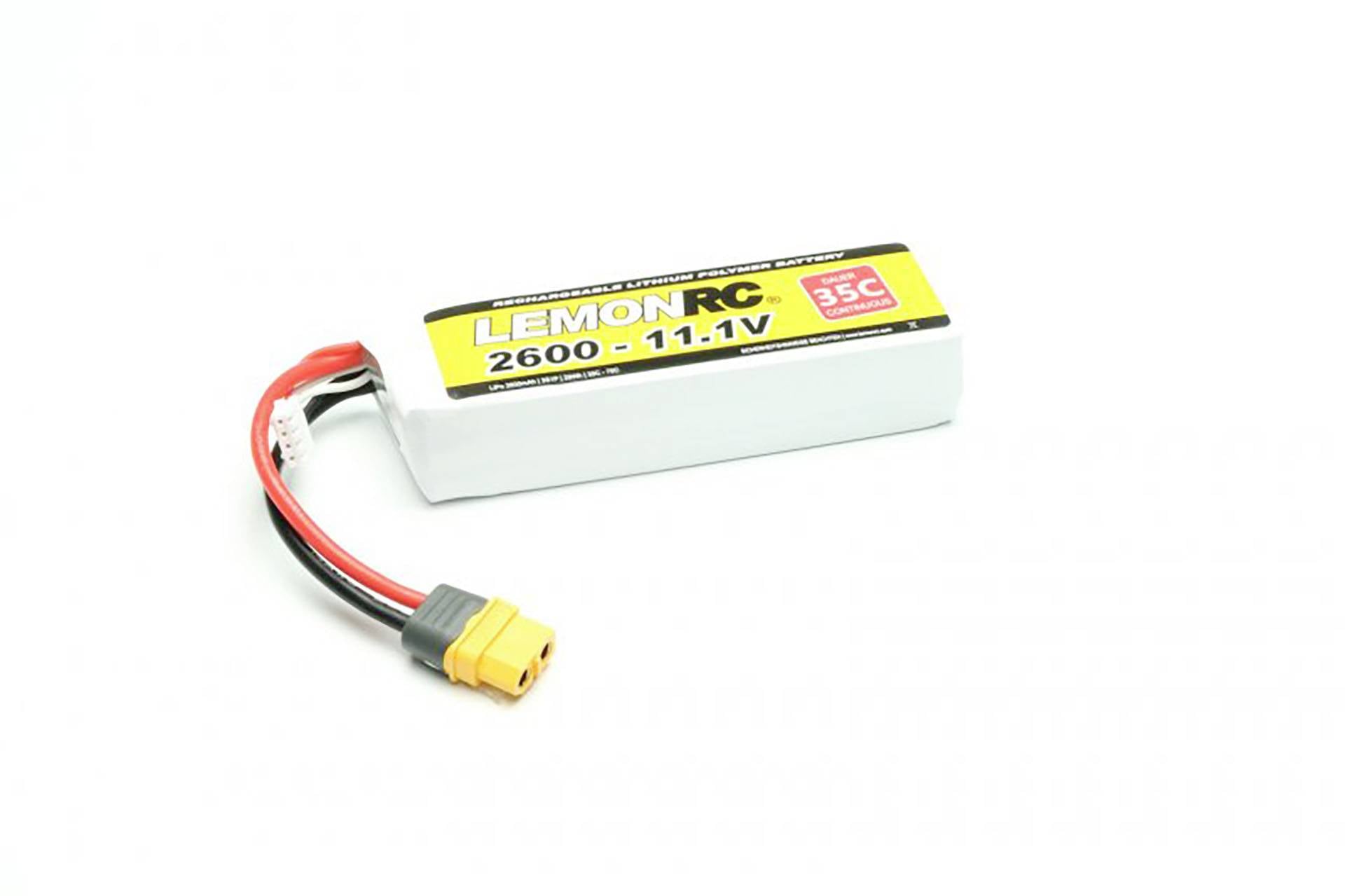 LemonRC Modellbau-Akkupack (LiPo) 11.1 V 2600 mAh Zellen-Zahl: 3 35 C Softcase XT60