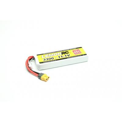 'Lithium-Polymer-Akku Lemon RC 3300mAh 11,1V 35C mit XT60-Anschluss.'