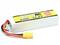 Lithium-Polymer-Akku mit 6300 mAh, 14,8 V und 35C maximaler Entladerate, geeignet für ferngesteuerte Modellanwendungen.