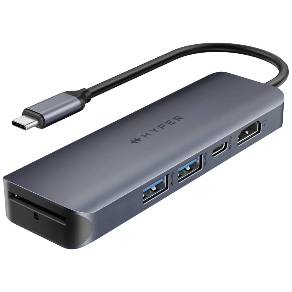 HYPER HyperDrive EcoSmart Gen.2 Hub USB-C mini-dockingstation Geschikt voor merk: Universeel USB-C Power Delivery