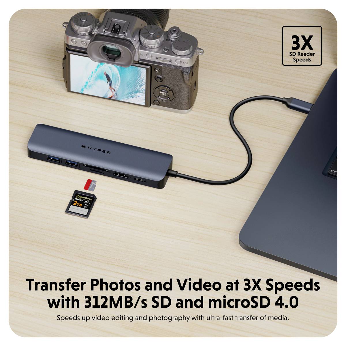 HYPER USB-C® Dockingstation HyperDrive EcoSmart Gen.2 Hub Passend für Marke Dockingstations: Universal USB-C® Power Deli-8