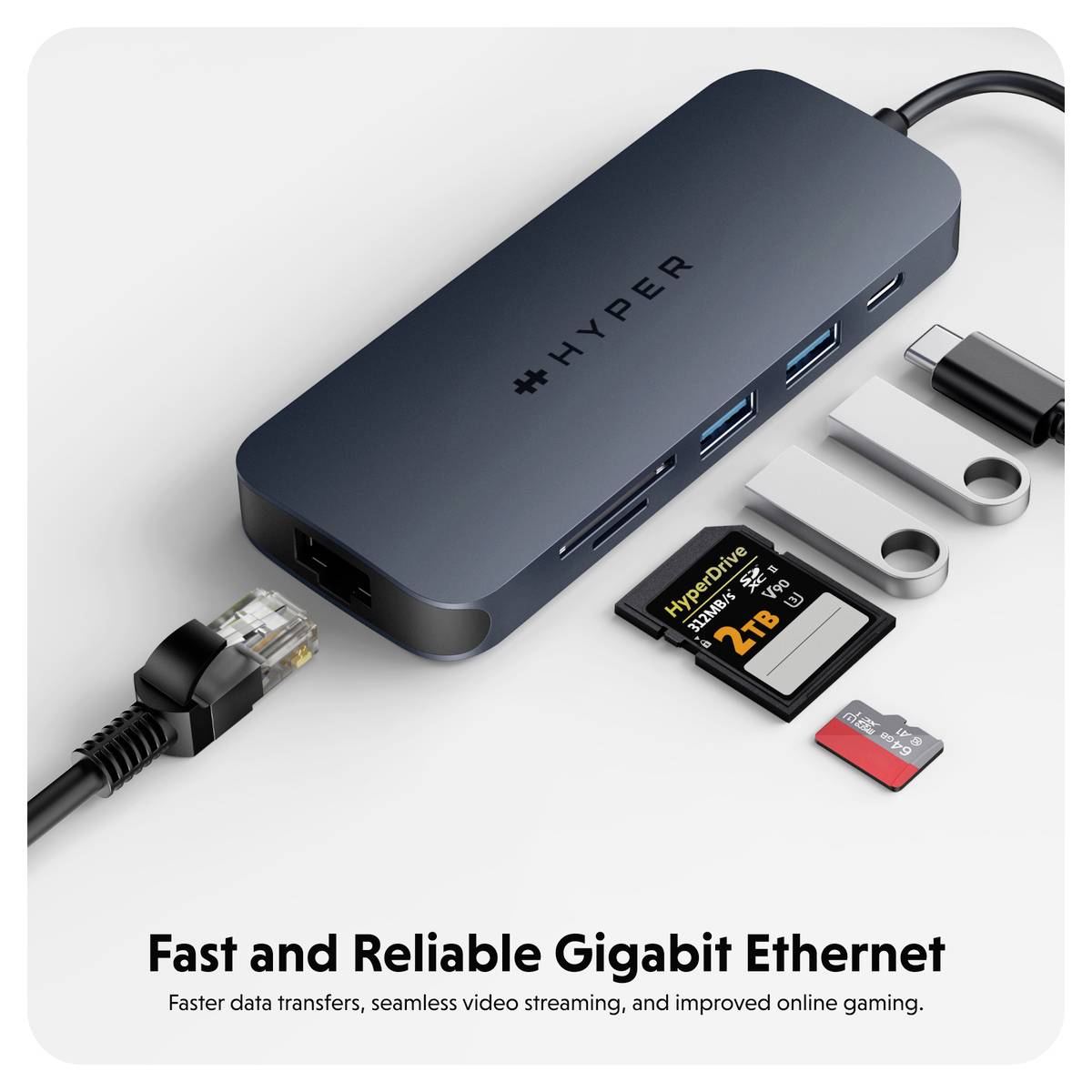 HYPER USB-C® Dockingstation HyperDrive EcoSmart Gen.2 Hub Passend für Marke Dockingstations: Universal-10