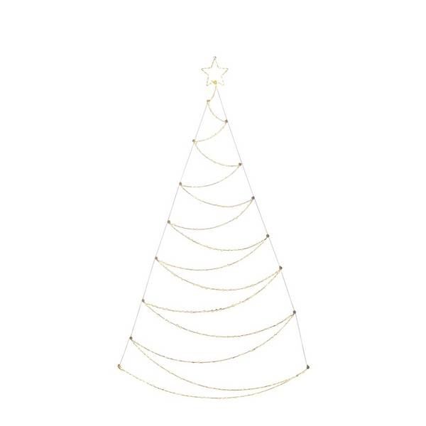 Konstsmide 3924-890 Künstlicher Weihnachtsbaum mit Beleuchtung Weihnachtsbaum Bernstein LED Silber EEK: E (A - G)  180 cm