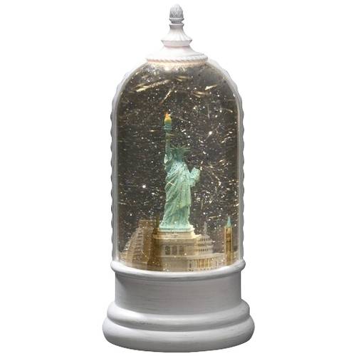 Konstsmide 4295-200 LED-Laterne Freiheitsstatue Warmweiß LED Weiß mit Wasser gefüllt, Timer