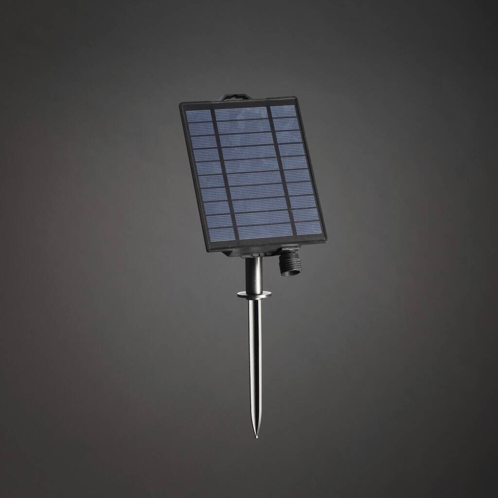 Konstsmide 3776-000 Solar-Batteriebox Schwarz Leuchtfarbe einstellbar, mit Dämmerungssensor, mit Schalter-5
