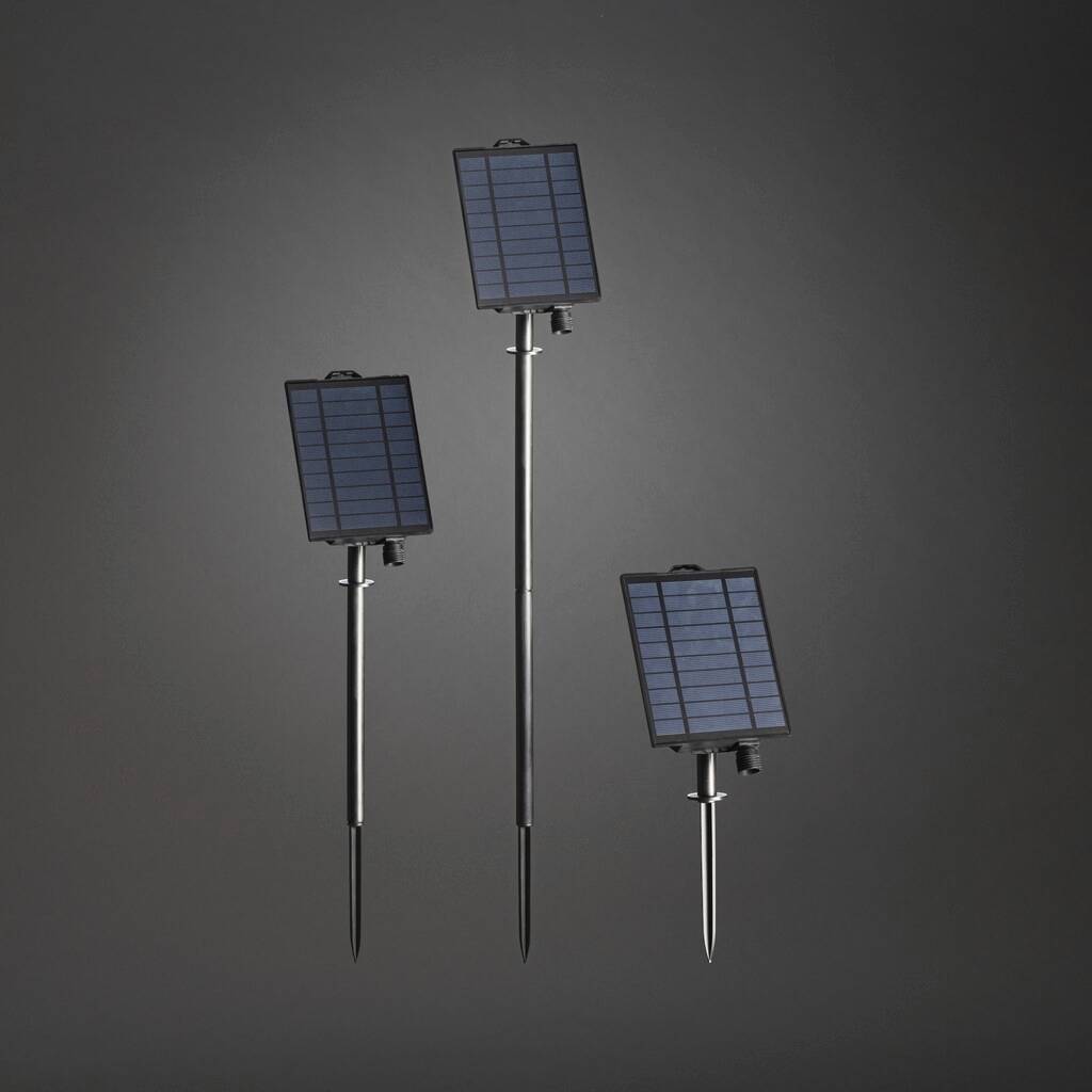 Konstsmide 3776-000 Solar-Batteriebox Schwarz Leuchtfarbe einstellbar, mit Dämmerungssensor, mit Schalter-6