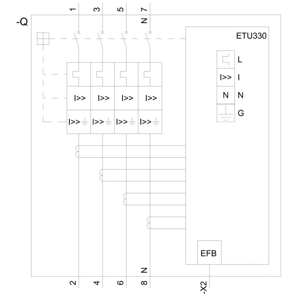 Siemens 3VA2612-7HM42-0AA0 Leistungsschalter 1 St. Einstellbereich (Strom): 500 - 1250 A-3