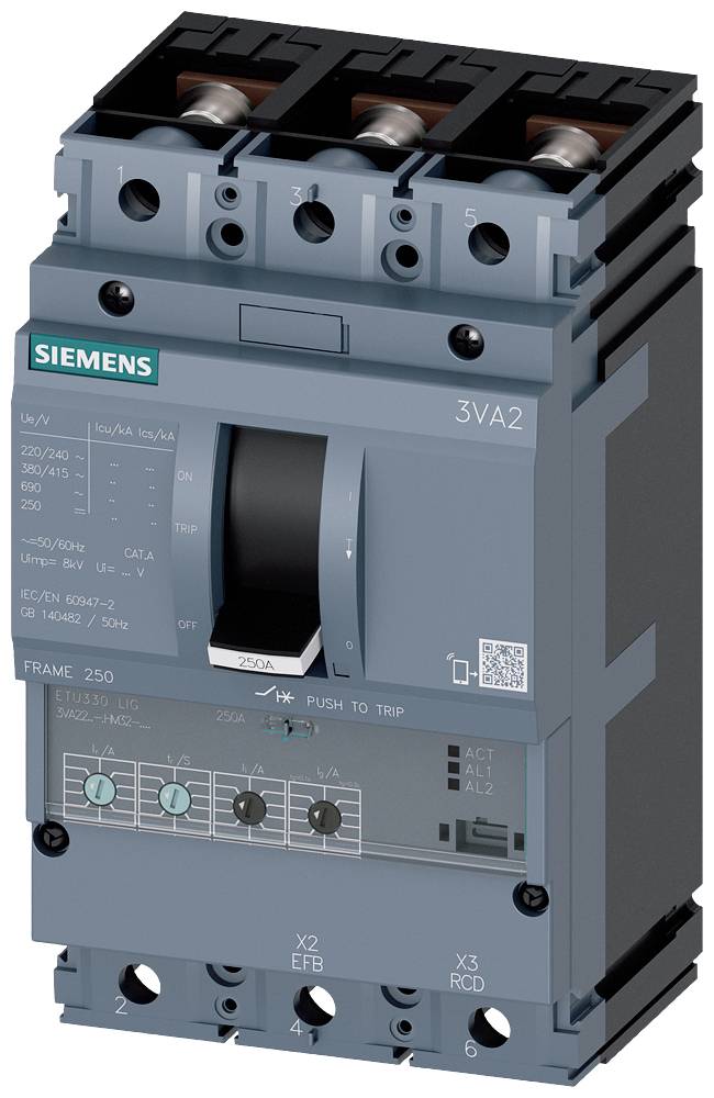 Siemens 3VA2225-0HM32-0AA0 Leistungsschalter 1 St.