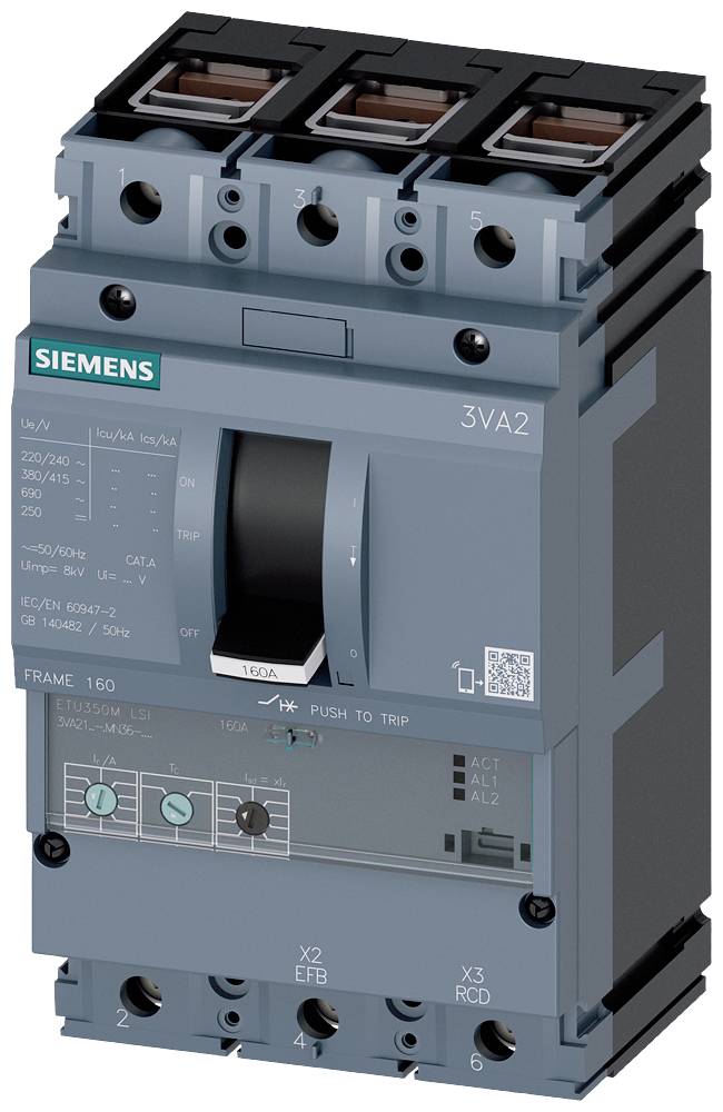Siemens 3VA2125-0MN36-0AA0 Leistungsschalter 1 St.