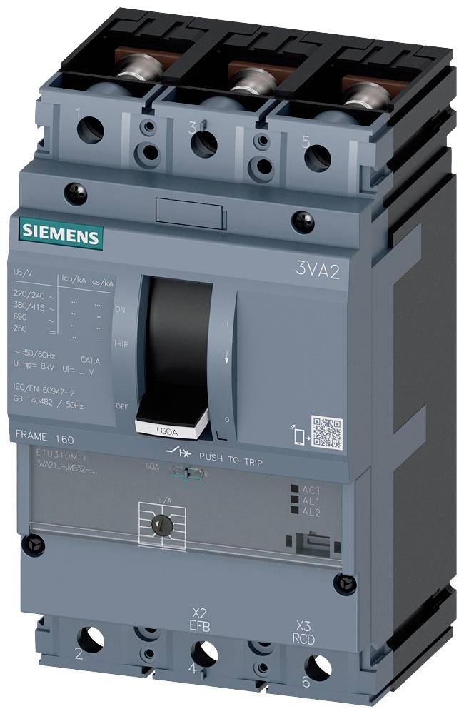 Siemens 3VA2140-0MS32-0AA0 Leistungsschalter 1 St.