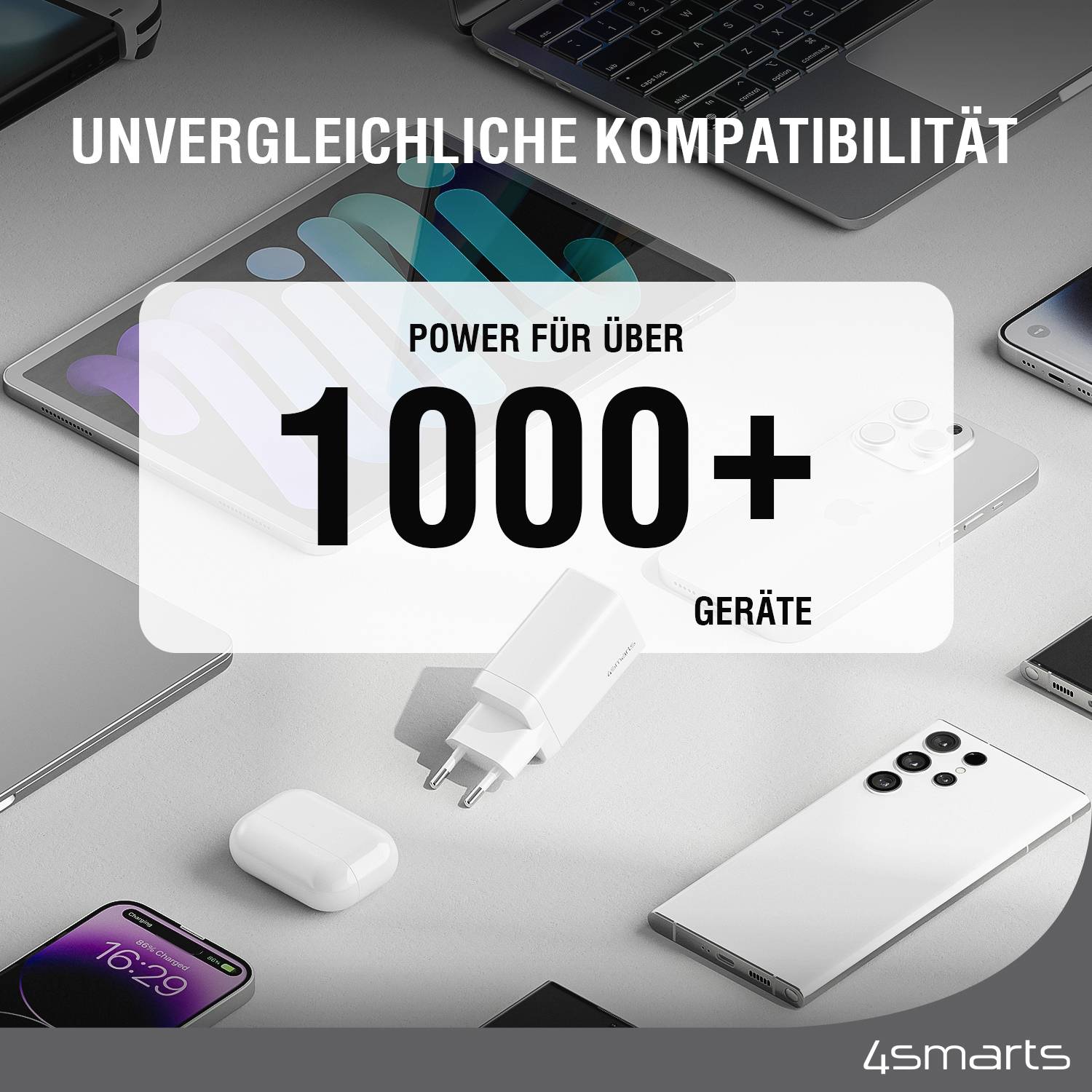 4smarts 540400, Indoor, AC, Weiß-10