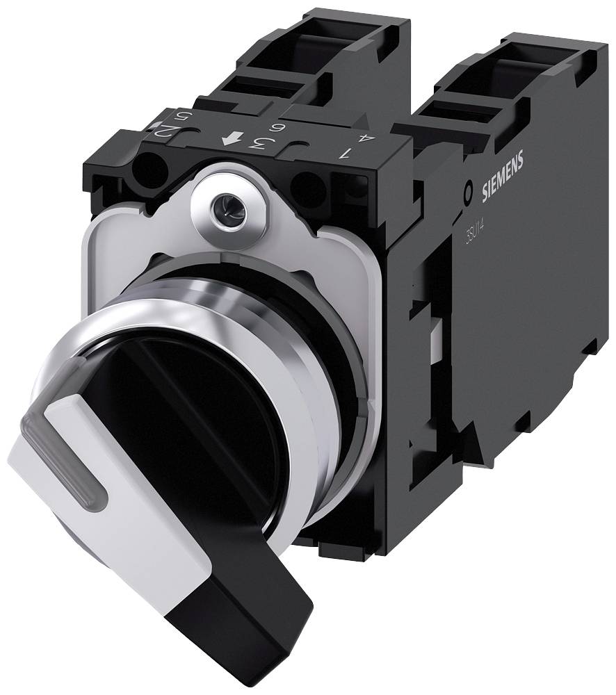 Siemens 3SU11502CF601NA0 3SU1150-2CF60-1NA0 Knebelschalter 1 St.