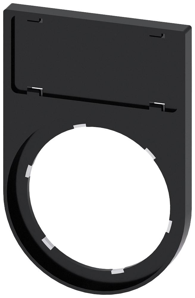 SIEMENS 3SU1900-0AR10-0AA0 Schildträger flach 12,5x27mm z.schnappe