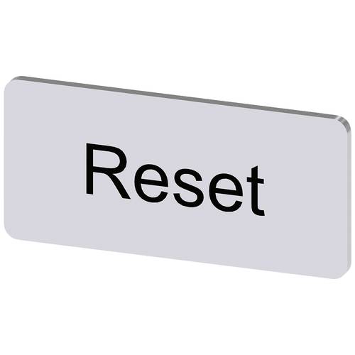 Siemens 3SU1900-0AC81-0DU0 3SU19000AC810DU0 Bezeichnungsschild Silber 10 St.