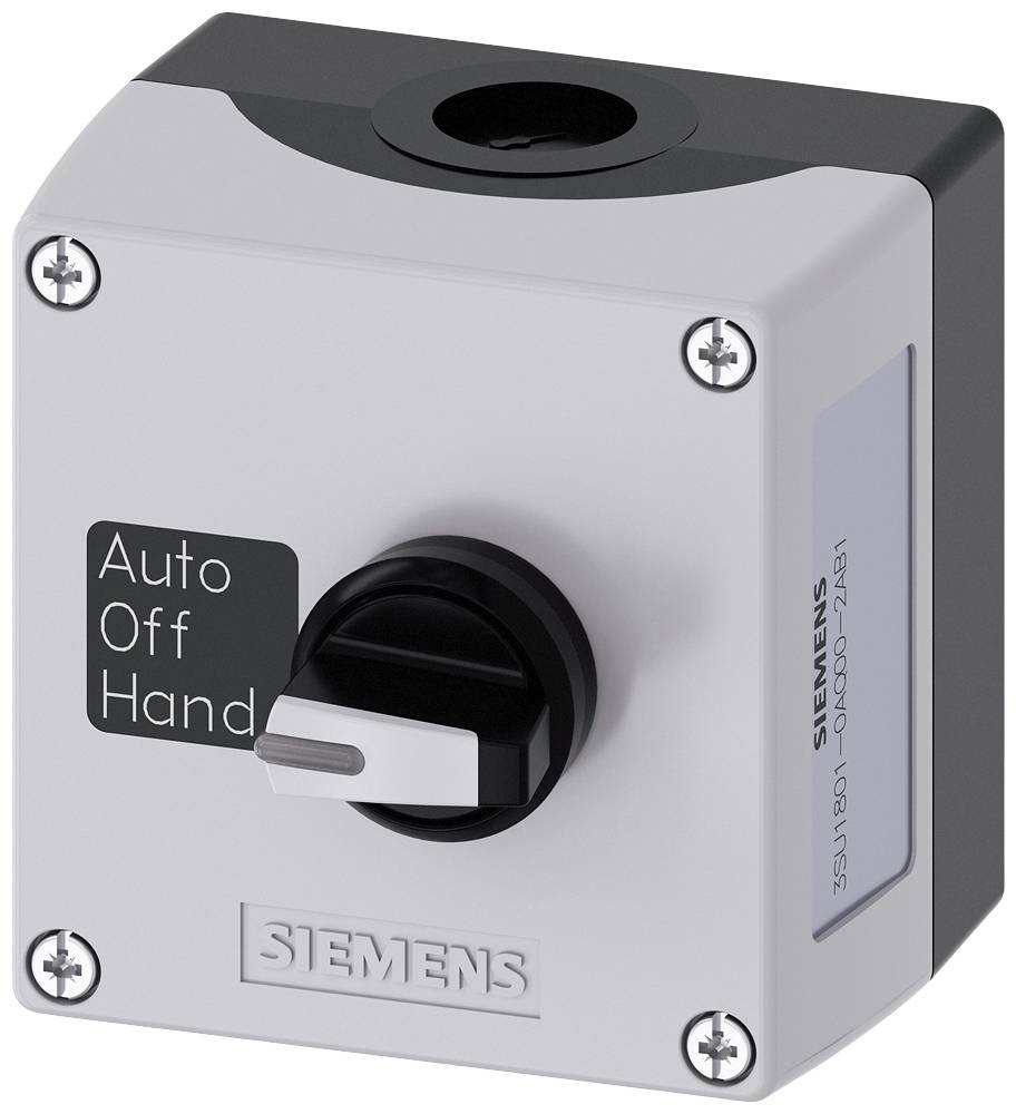 Siemens 3SU1801-0AQ00-2AB1 3SU18010AQ002AB1 Gehäuse für Befehlsgeräte 1 St.