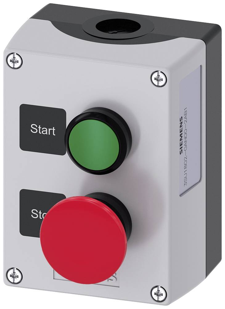 Siemens 3SU1802-0AN00-2AB1 3SU18020AN002AB1 Gehäuse für Befehlsgeräte 1 St.