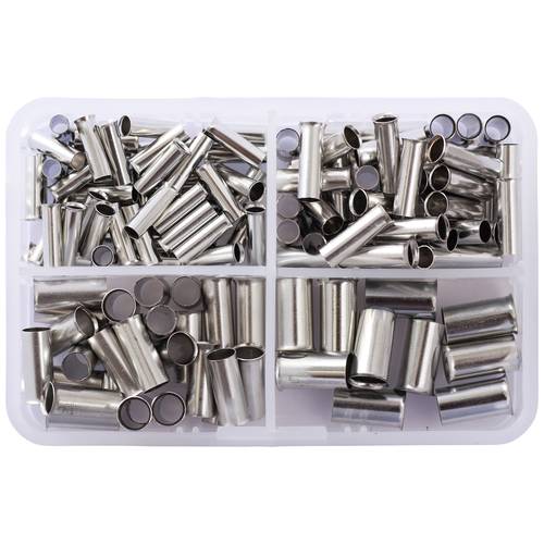 Quadrios 2010C393 Aderendhülsen-Sortiment 4 mm², 6 mm², 10 mm², 16 mm² Unisoliert 135 St.