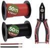 Quadrios 23CW026 Litzensortiment 0.14 mm² Schwarz, Rot 1 Set