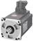 Elektrischer Servomotor mit grauem Gehäuse und verschiedenen Anschlusskomponenten; geeignet für präzise Bewegungssteuerung in Industrieanwendungen.