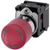 Siemens 3SU1152-1GB20-3PW0 Not-Halt-Pilzdrucktaster für NOT-AUS 1 Öffner 1 St.