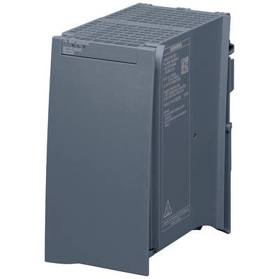 Ein grauer elektronischer Steuerungsmodul mit rechteckiger Form, Schlitzen an der Oberseite und technischen Daten an der Seite. Hochformat.