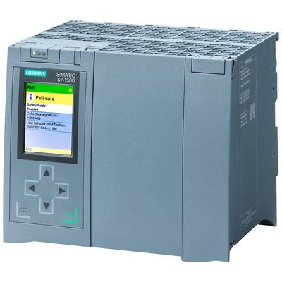 Ein Siemens SIMATIC S7-1500, ein Automatisierungssteuergerät, zeigt auf dem Display eine 'Fail-safe'-Meldung an.
