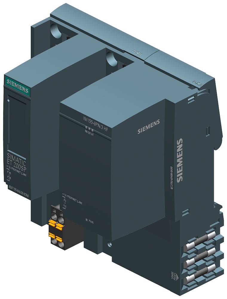 SIEMENS SIMATIC ET 6ES7155-6AU30-0CN0 200SP, PROFINET, 3-Port Interface-Modul