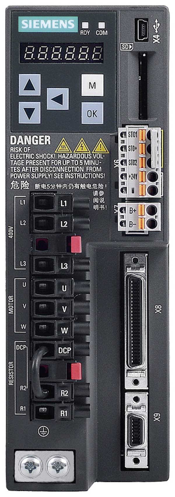 Siemens Frequenzumrichter 6SL3210-5FE10-4UA0 0.4 kW 3phasig