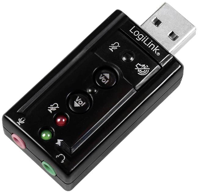 LogiLink UA0078 7.1 Soundkarte, Extern externe Kopfhöreranschlüsse