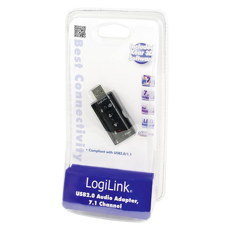 LogiLink UA0078 7.1 Soundkarte, Extern externe Kopfhöreranschlüsse-2