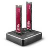 AXAGON ADSA-M2C NVMe M.2 NVMe PCIe 3.1 x4 Festplatten-Dockingstation mit Clone-Funktion