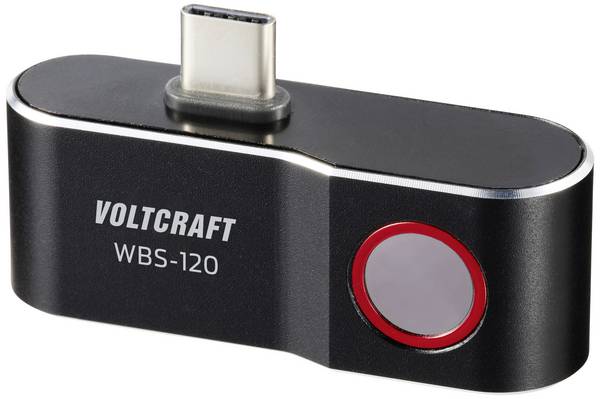 VOLTCRAFT WBS-120 Wärmebildkamera  -20 bis 400 °C 120 x 90 Pixel 25 Hz USB-C® Anschluss für Android Geräte