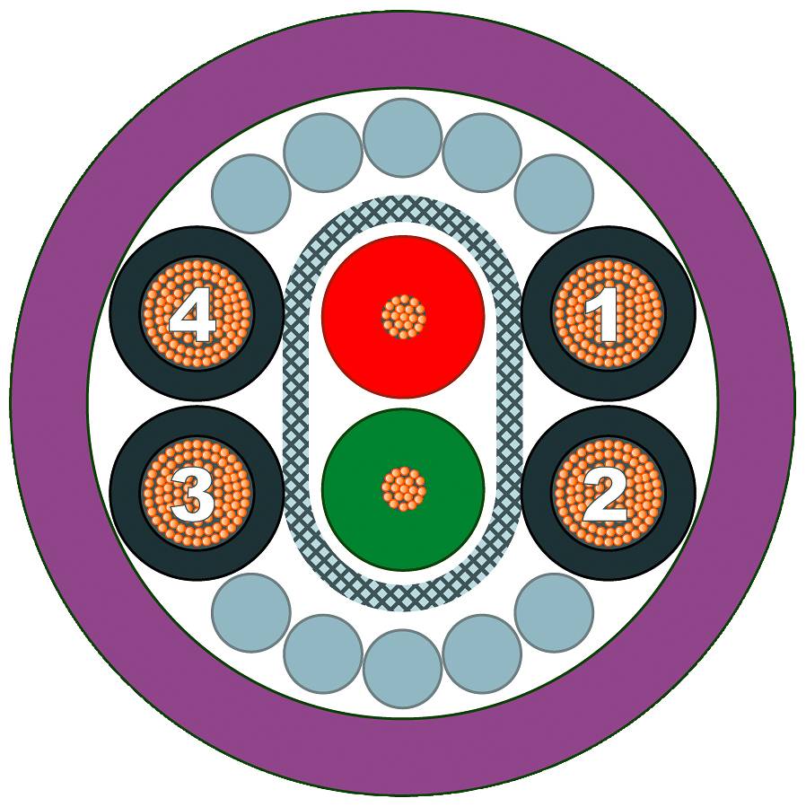 Siemens 6XV18307BN10 Hybrid-Kabel 1 St.
