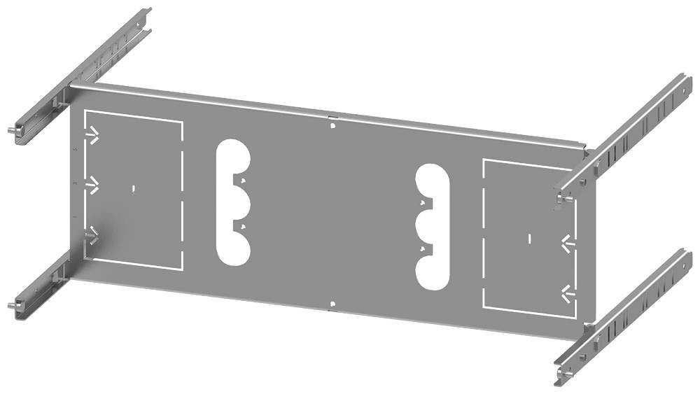 SIVACON S4 Montageplatte 3VA23 (400A), 3-polig, Festeinbau, H: 200mm B: 600mm 8PQ6000-8BA23 Siemens Inhalt: 1 St.