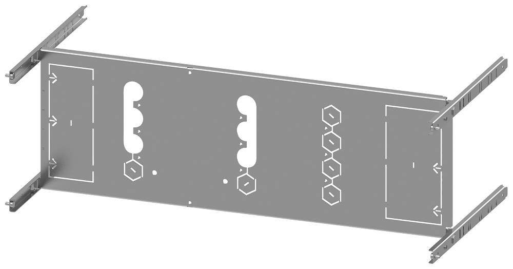 SIVACON S4 Montageplatte 3VA23 (400A), 3-polig, Festeinbau H: 250mm B: 800mm 8PQ6000-8BA27 Siemens Inhalt: 1 St.