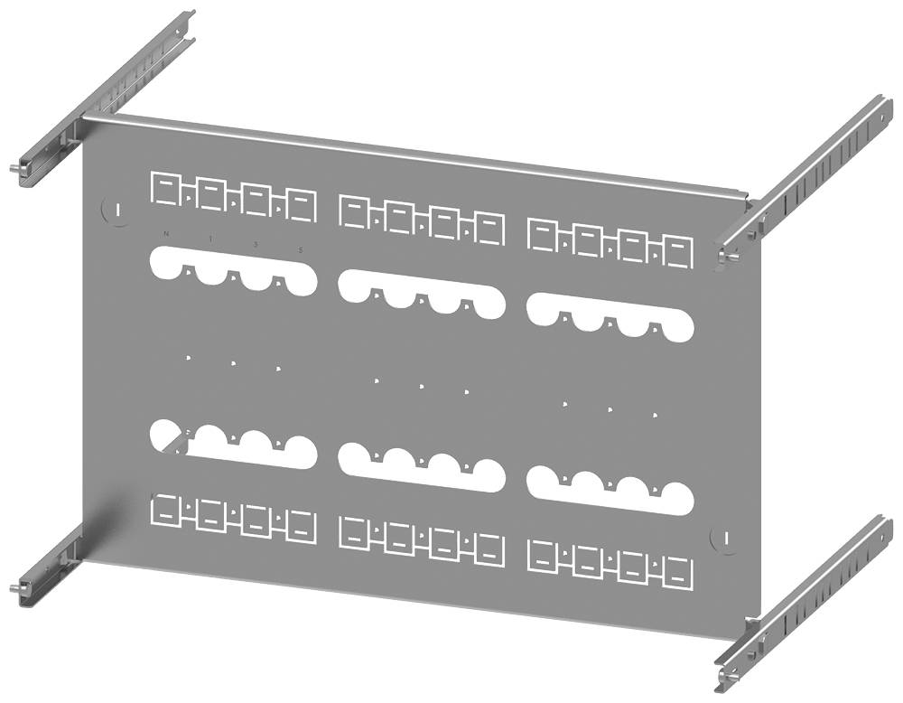SIVACON S4 Montageplatte 3VA12 (250A), 3-polig, Festeinbau, H: 350mm B: 600mm 8PQ6000-8BA35 Siemens Inhalt: 1 St.
