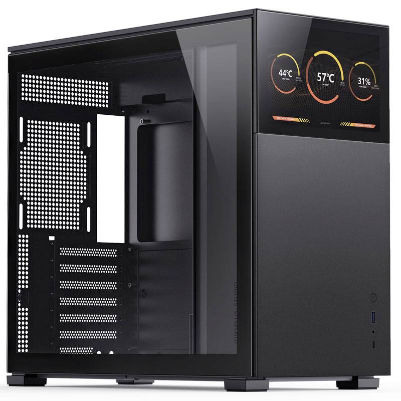 Jonsbo D41 Screen Midi-Tower PC-Gehäuse Schwarz