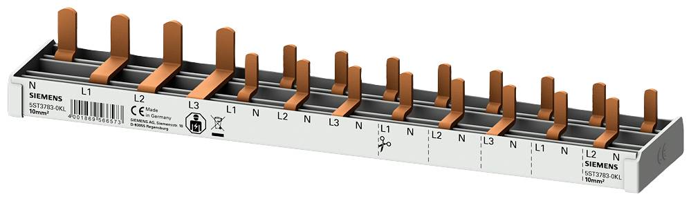 SIEMENS Stift SaS 10qmm 1xFI 5ST3783-0KL 3p/N+8xKompakt 12TE Sammelschiene