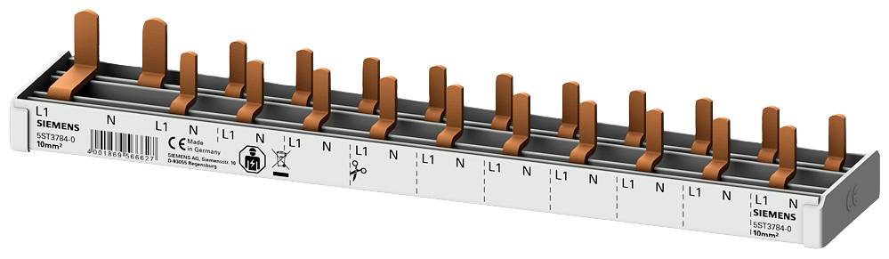 SIEMENS Stift SaS 16qmm 1xFI 5ST3784-0 1p/N+10xKompakt 12TE Sammelschiene