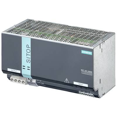 Netzteilgerät von Siemens, Modell SITOP. Metallgehäuse mit blauer Markierung und Anschlüssen. Verwendet zur Stromversorgung.